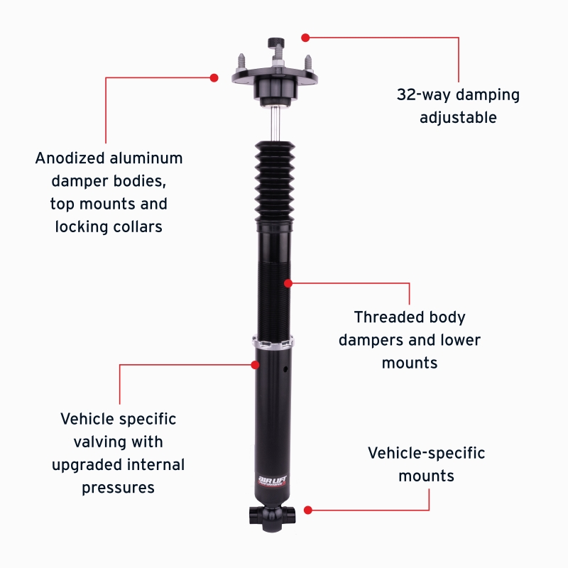 Lexus RC 300 Coilover Suspension Kit - Rear - Air Lift - Air Lift Performance, 32-Level Damping Adjustment - `18-`24